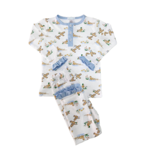 La Luna Mallard Duck Girl Pima LS PJ