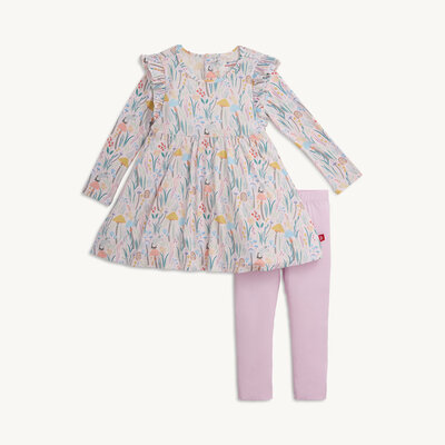 Magnetic  Me Shroom and Bloom Dress W/ Leggings