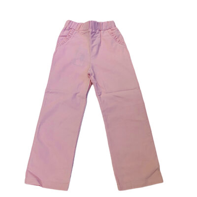 Luigi Lt Pink Ruffle Pocket Corduroy Pants