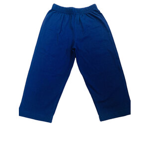 Luigi Jersey Solid Straight Pants Dark Royal