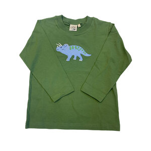 Luigi Boys LS T-Shirt Triceratops - Peabod Green