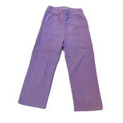 Luigi Lavender Ruffle Pocket Corduroy Pants