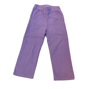 Luigi Lavender Ruffle Pocket Corduroy Pants