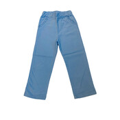 Luigi Sky Blue Ruffle Pocket Corduroy Pants