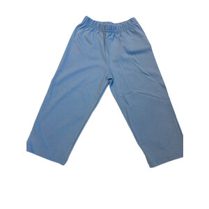 Luigi Sky Blue Jersey Straight Pant