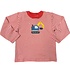 Boys LS Stripe T-Shirt Retro - Coral/White