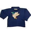 Luigi Boys Sweater Mallard Flying Dark Royal
