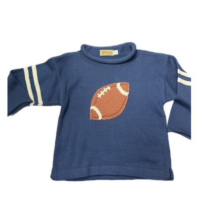 Luigi Football Boys Sweater - Slate Blue