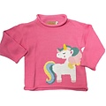 Luigi Girls Unicorn Sweater - Lt Bubblegum