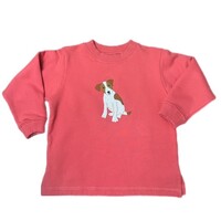 Luigi Sweatshirt W/ Stitching Jack Russell - Nantucket Red
