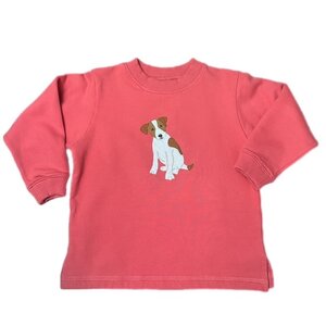 Luigi Sweatshirt W/ Stitching Jack Russell - Nantucket Red