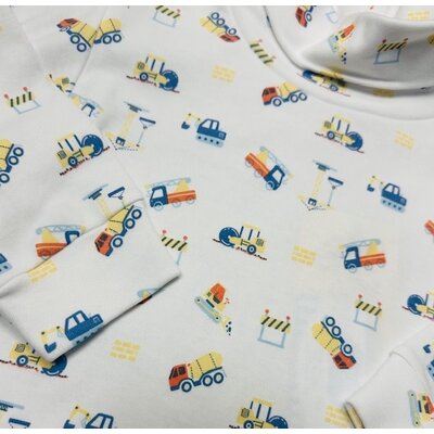 Luigi Printed Turtleneck - Construction Print
