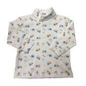 Luigi Printed Turtleneck - Construction Print