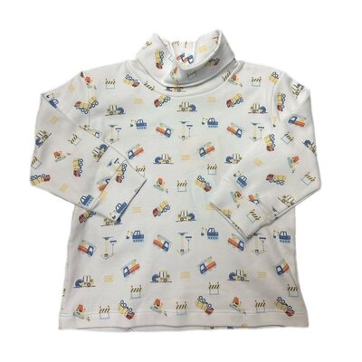 Luigi Printed Turtleneck - Construction Print