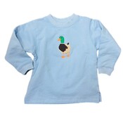 Luigi Sweatshirt Stitching Mallard - Sky Blue