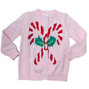 Lulu Bebe Candy Cane Knit Sweater