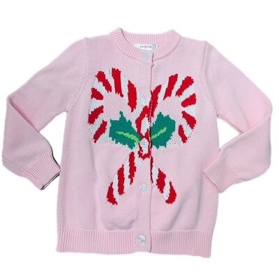 Lulu Bebe Candy Cane Knit Sweater