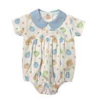 Lulu Bebe Pumpkin Boy Pima Bubble