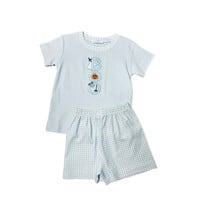 Baby Loren Spooky Pima Applique Boy Short Set