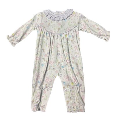 Baby Loren Unicorns Pima Romper