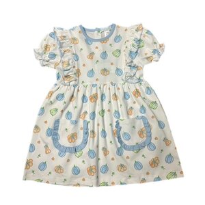 La Luna Pumpkin Pima Dress