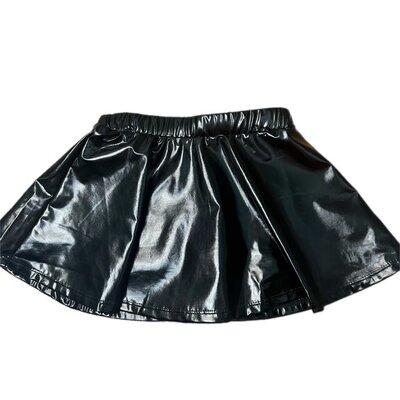 Lulu Bebe Black Metallic Skirt