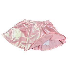 Lulu Bebe Metallic Pink Skirt