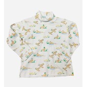 La Luna Mallard Duck Pima LS Turtleneck