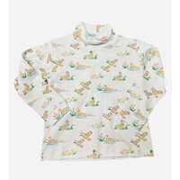 La Luna Mallard Duck Pima LS Turtleneck