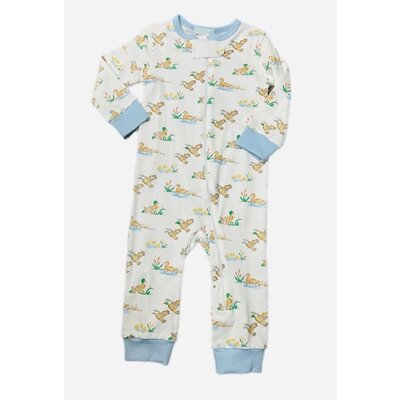 La Luna Mallard Duck Pima Footless PJ