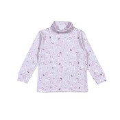Baby Loren Pink Polar Pals Pima Turtleneck