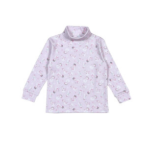Baby Loren Pink Polar Pals Pima Turtleneck