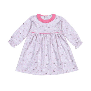 Baby Loren Pink Polar Pals Pima Dress