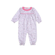 Baby Loren Pink Polar Pals Pima Romper