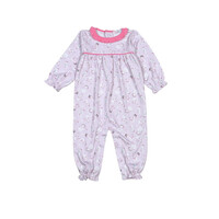 Baby Loren Pink Polar Pals Pima Romper