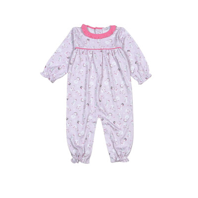 Baby Loren Pink Polar Pals Pima Romper