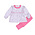 Baby Loren Pink Polar Pals Pima Pant Set