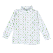 Baby Loren Holly Night Blue Pima Turtleneck