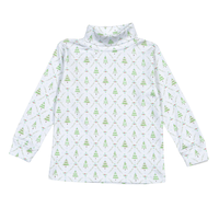 Baby Loren Holly Night Blue Pima Turtleneck