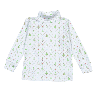 Baby Loren Holly Night Blue Pima Turtleneck