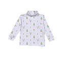Baby Loren Nutcrackers Pink Pima Turtleneck