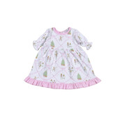 Baby Loren Nutcrackers Pink Pima Doll Morning Gown