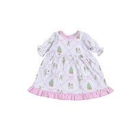 Baby Loren Nutcrackers Pink Pima Doll Morning Gown