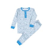 Baby Loren Blue Polar Pals Pima 2PC Loungewear