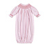 Baby Loren Rosy Holiday Smocked Bishop Pima Gown