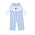Baby Loren Blue Holy Night Embroidered Romper