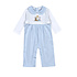 Baby Loren Blue Holy Night Embroidered Romper