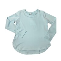 Honesty Clothing Company Aqua LS Performance Tee