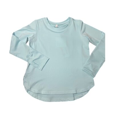 Honesty Clothing Company Aqua LS Performance Tee