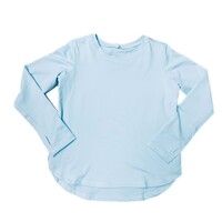 Honesty Clothing Company Light Blue LS Performance Tee